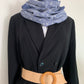 Double tour de cou Jean’s voile bleu MODELE UNIQUE