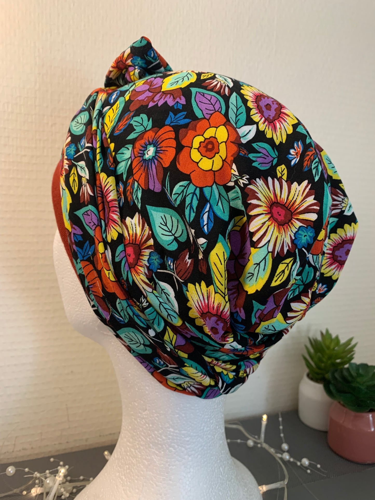 SUBLIMANT Bonnet de chimiothérapie foulard légèreté N34
