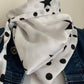 MIMI 28 Foulard bandana REVERSIBLE à lanières