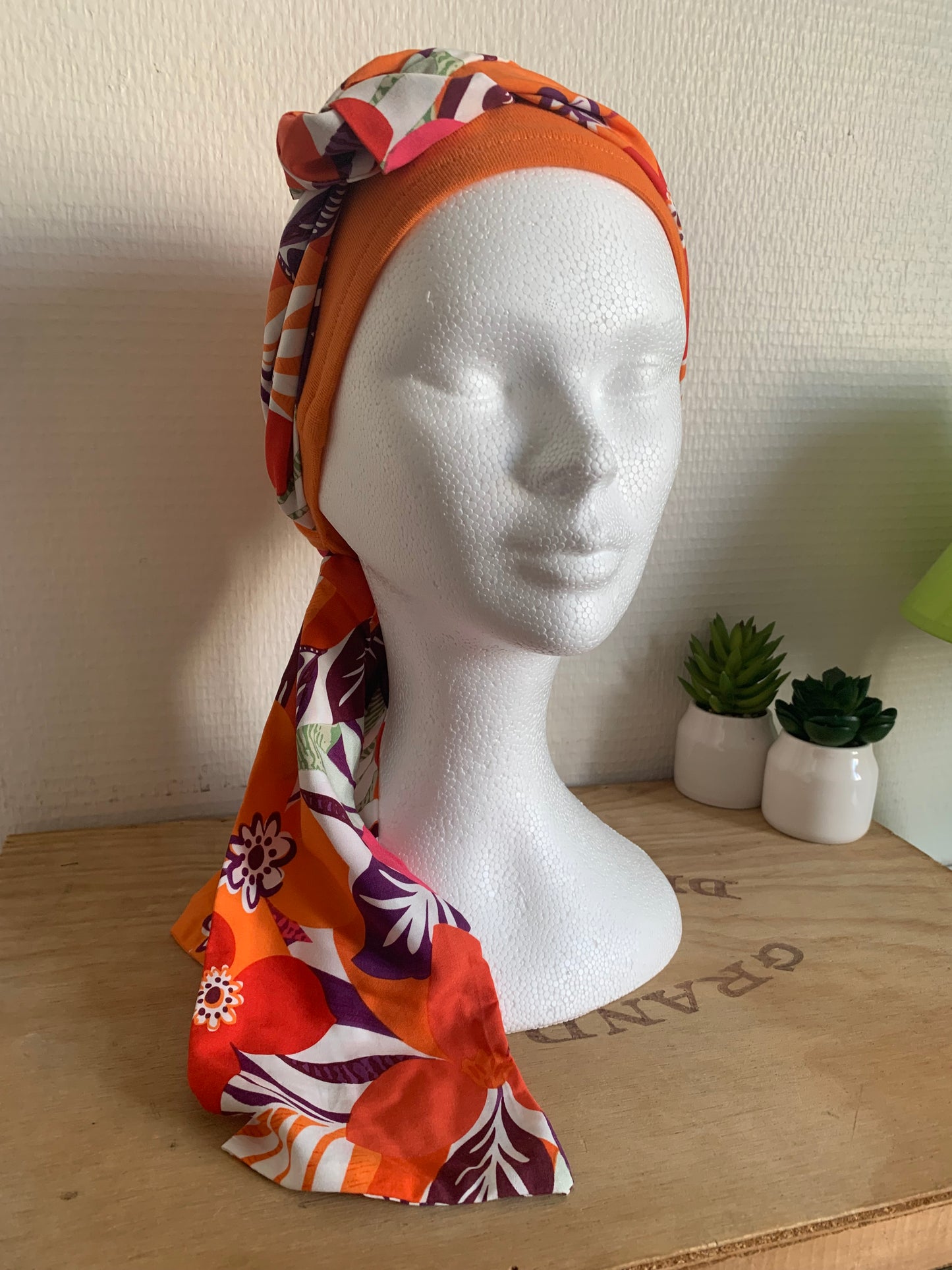 Sublimant N63 Bonnet de Chimio et son foulard