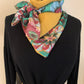 Mimi 22 Foulard façon bandana voile et double gaze MODÈLE  UNIQUE