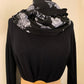 Grand gris  Double snood en viscose