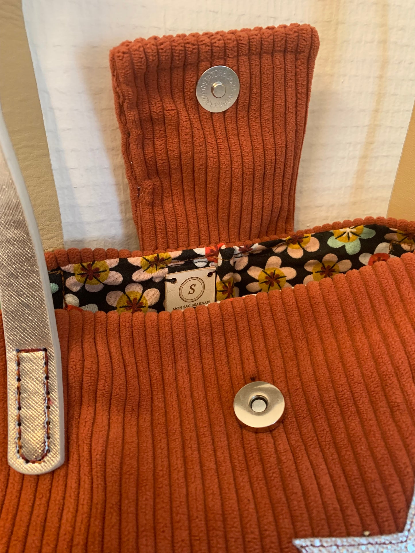 Twin#2 sac cabas velours MODELE UNIQUE