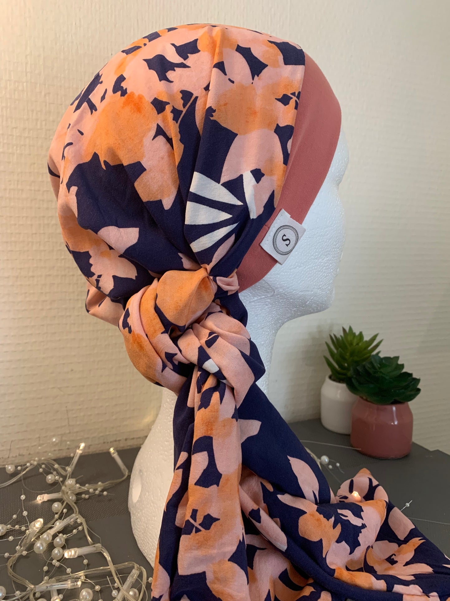 SUBLIMANT Bonnet de chimiothérapie foulard légèreté N37