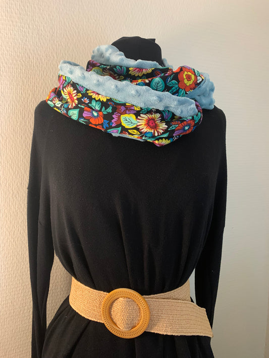 Meeky fleuri Double snood