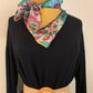 Mimi 22 Foulard façon bandana voile et double gaze MODÈLE  UNIQUE