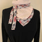 Mimi 24 Foulard façon bandana viscose et double gaze pointes dotées