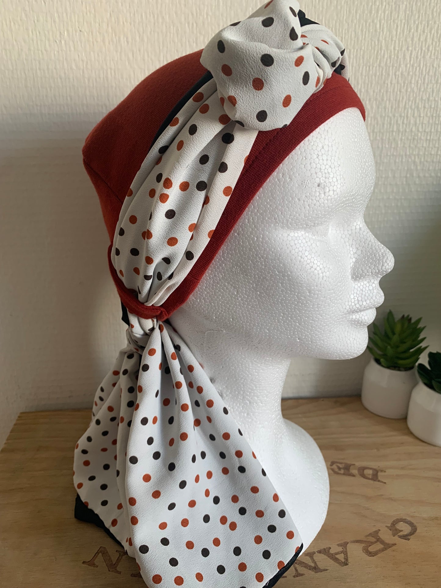 Sublimant N61 Bonnet de chimiothérapie et son foulard