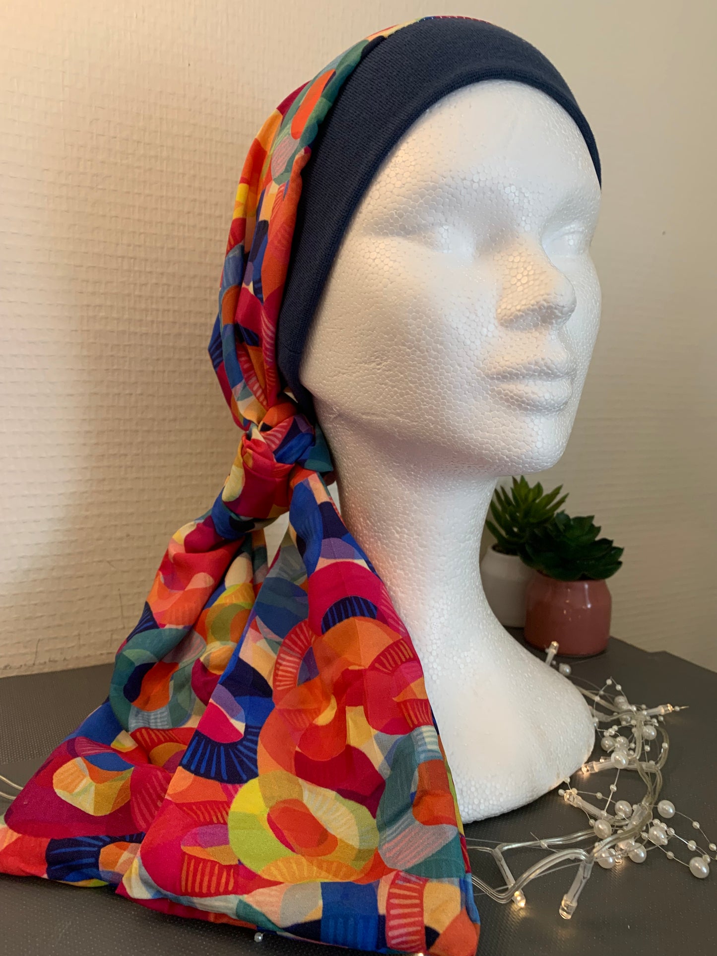 SUBLIMANT bonnet de chimiothérapie foulard légèreté N35