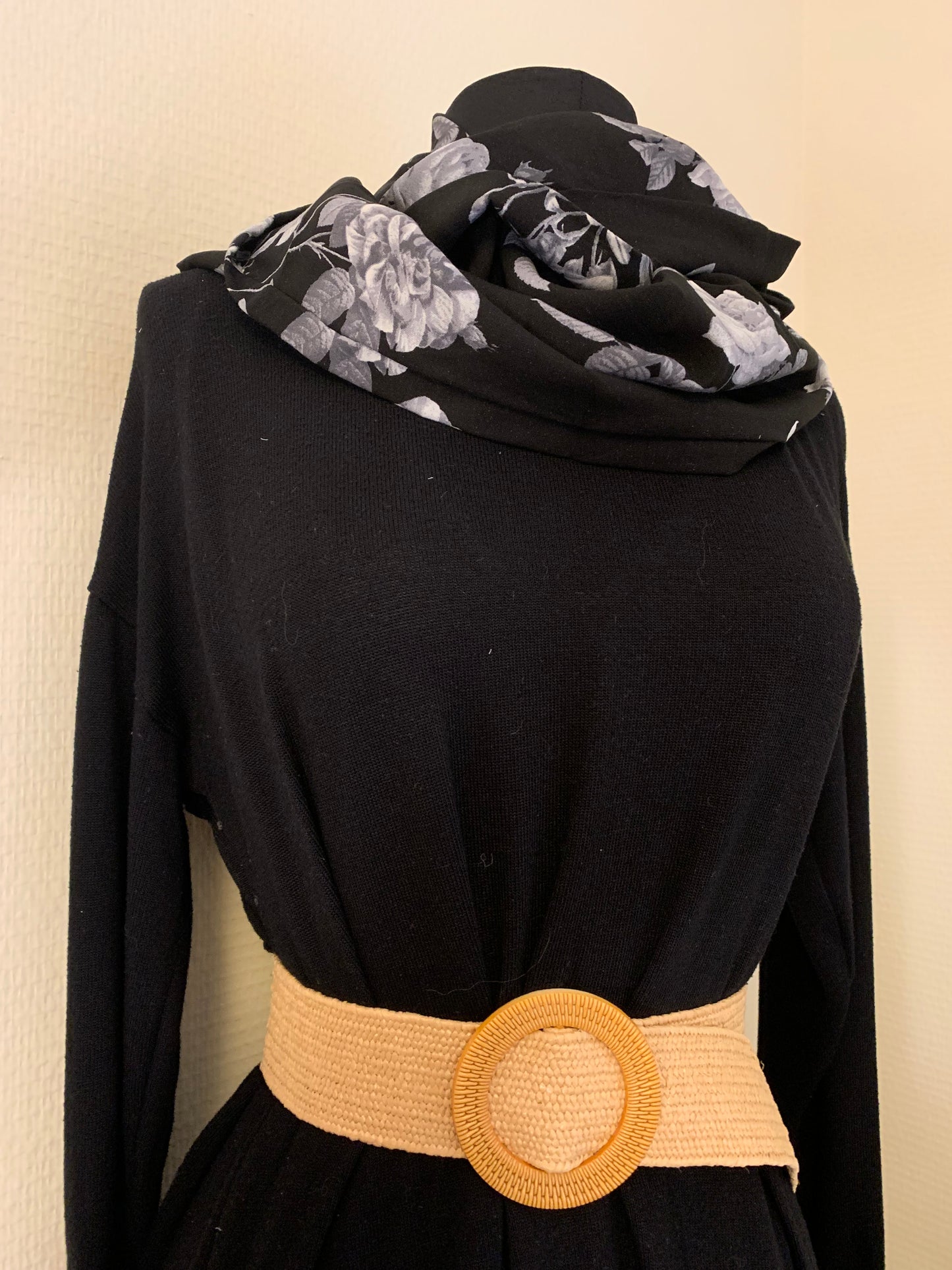 Grand gris  Double snood en viscose