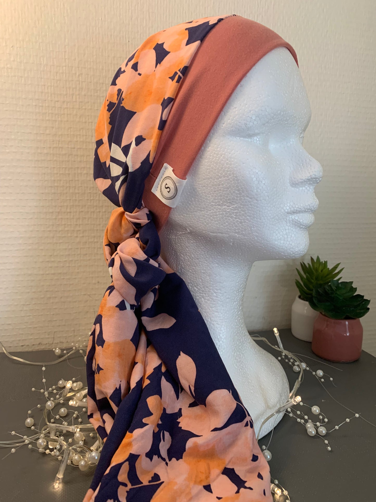 SUBLIMANT Bonnet de chimiothérapie foulard légèreté N37