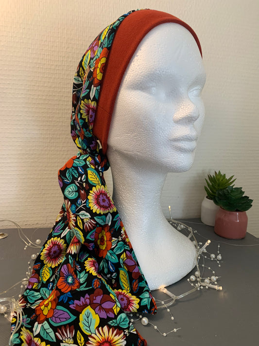 SUBLIMANT Bonnet de chimiothérapie foulard légèreté N34