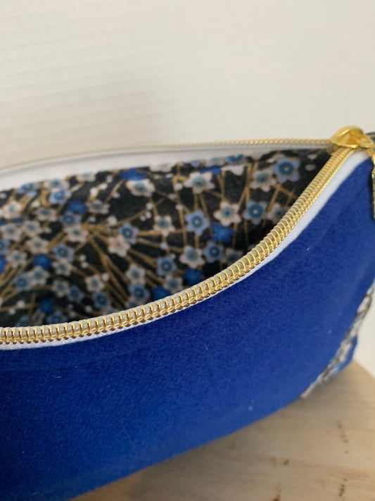 Bleu & Bleu Pochette Multi usage