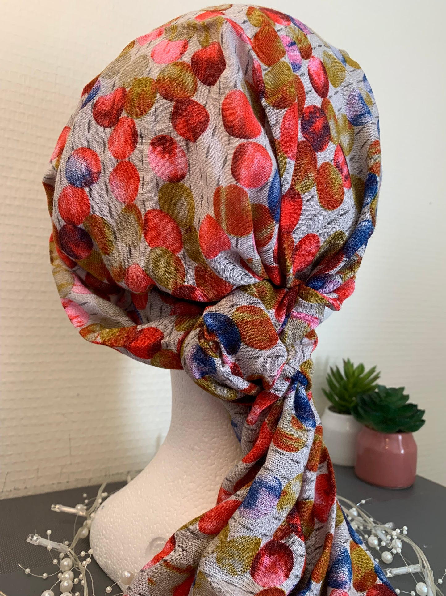 SUBLIMANT Bonnet de chimiothérapie foulard légèreté N38