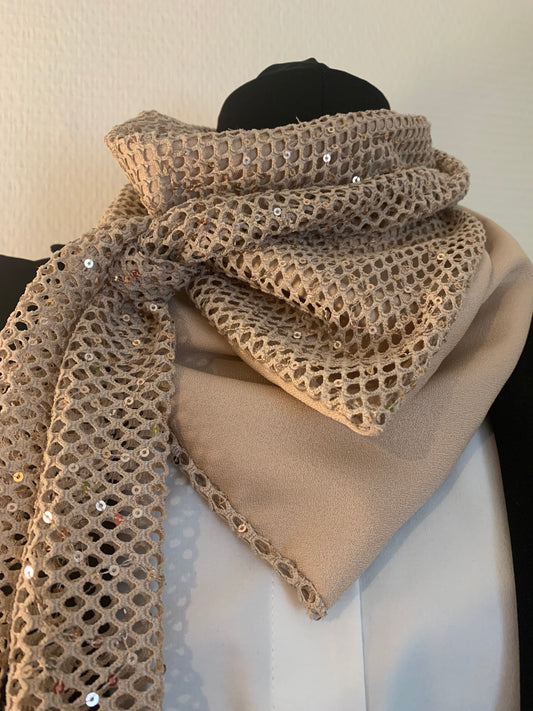 Mimi foulard bandana Résille & sequins