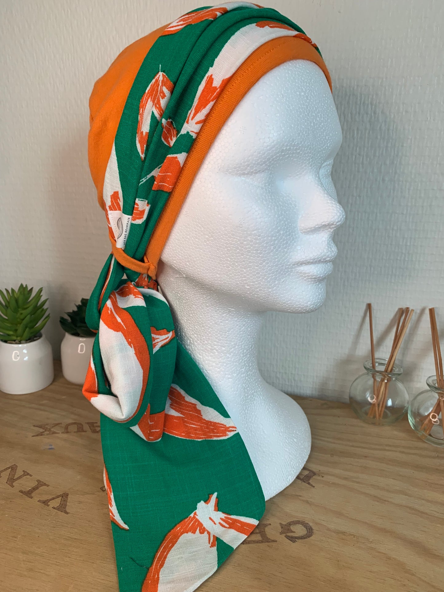 Sublimant N64 Bonnet de chimiothérapie et son foulard