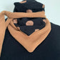 Mimi 20 Foulard façon bandana RÉVERSIBLE polaire