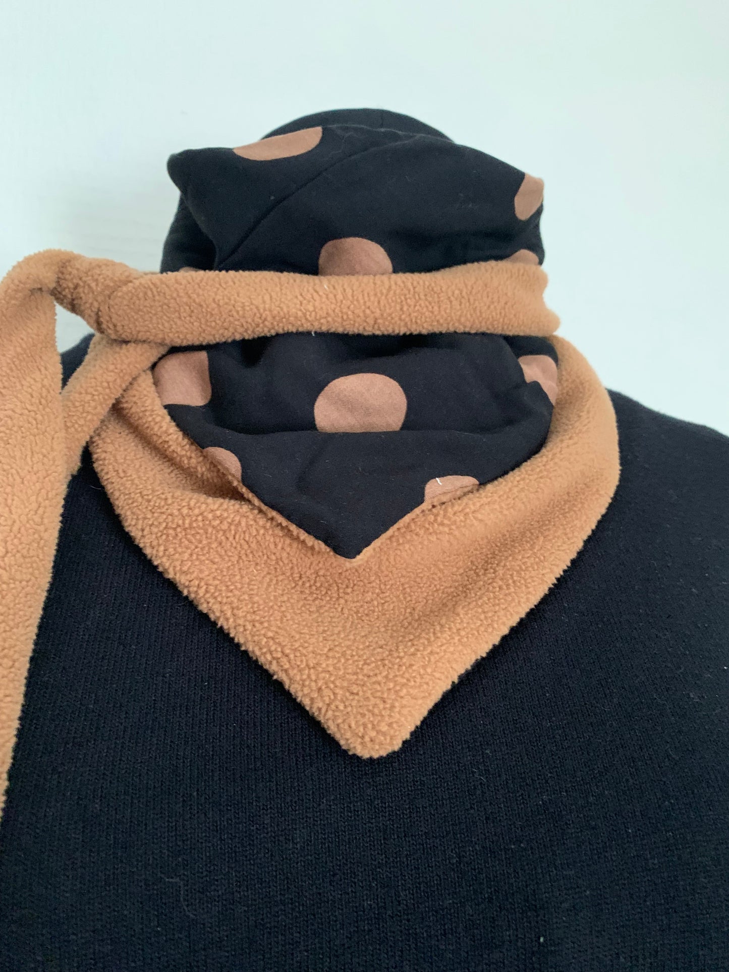 Mimi 20 Foulard façon bandana RÉVERSIBLE polaire