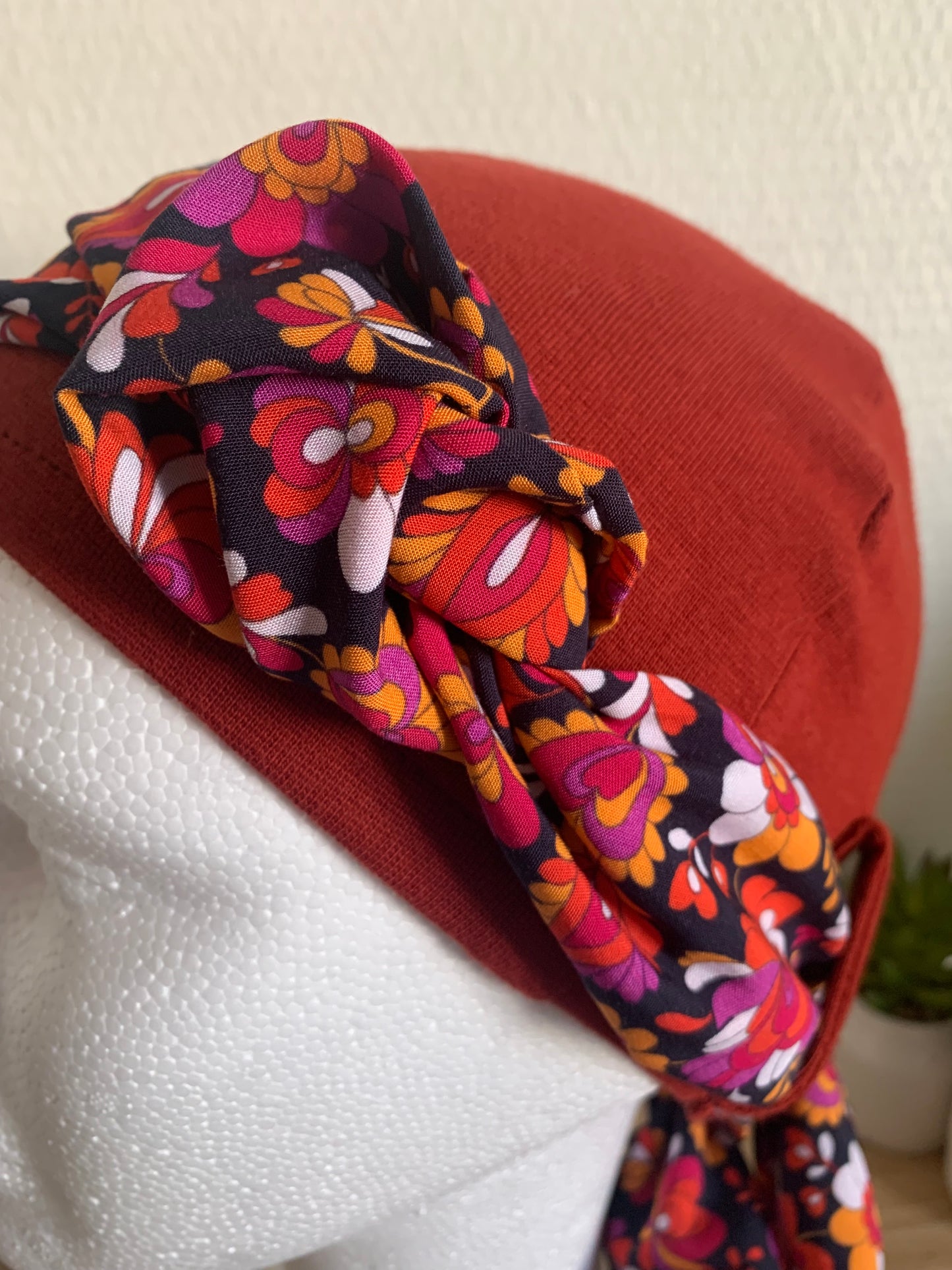 Sublimant N62 bonnet de chimiothérapie et son foulard