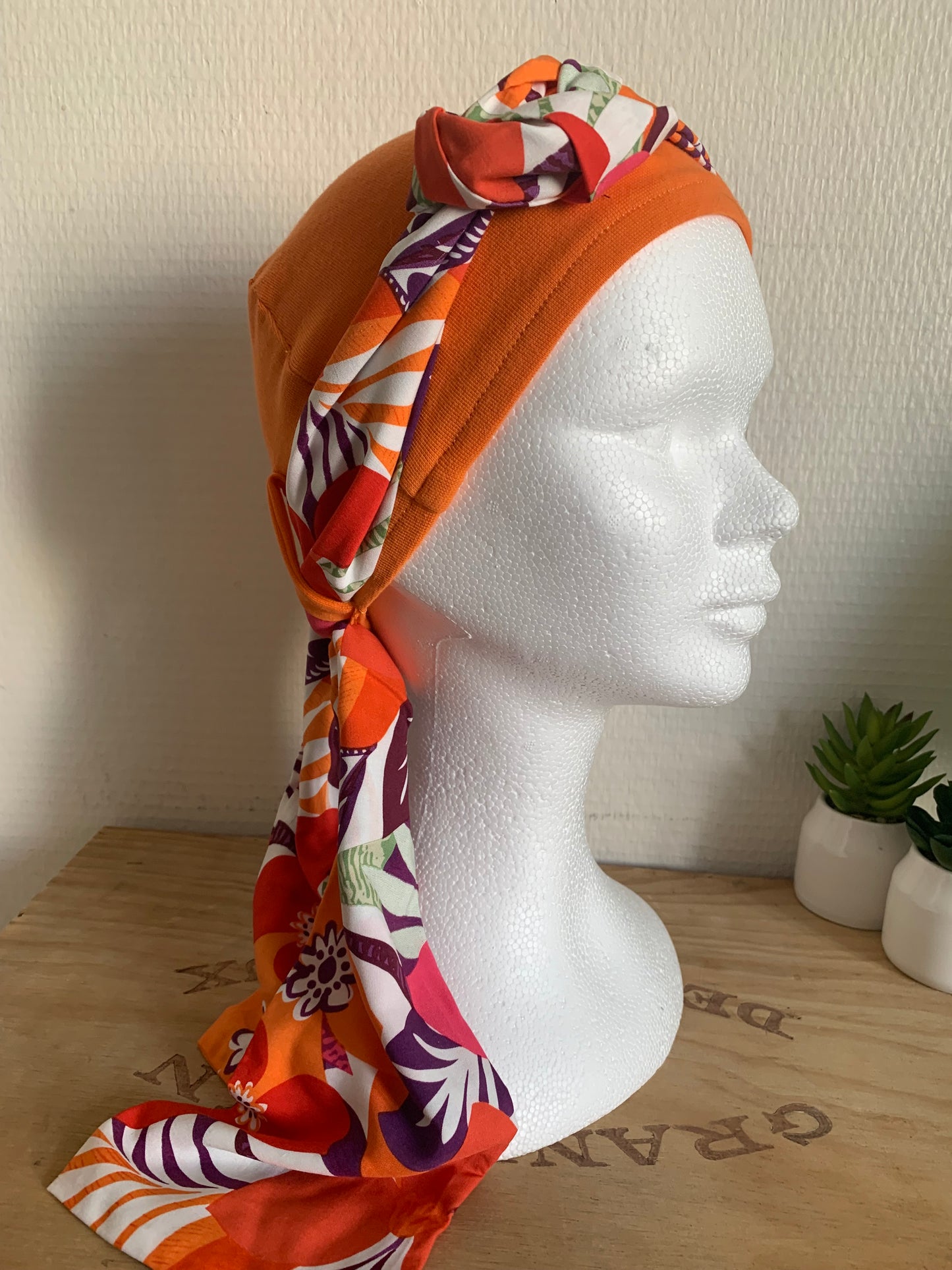 Sublimant N63 Bonnet de Chimio et son foulard