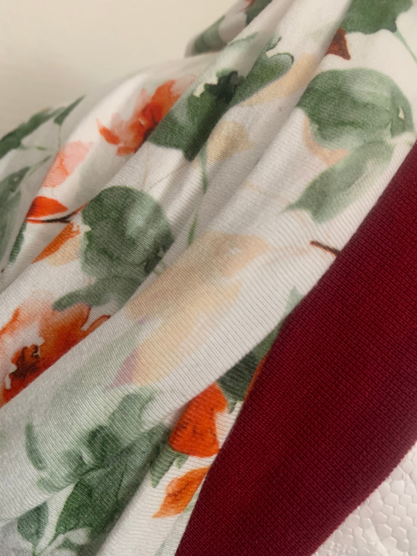 SUBLIMANT N49 Bandeau grena Modèle UNIQUE Jersey de viscose
