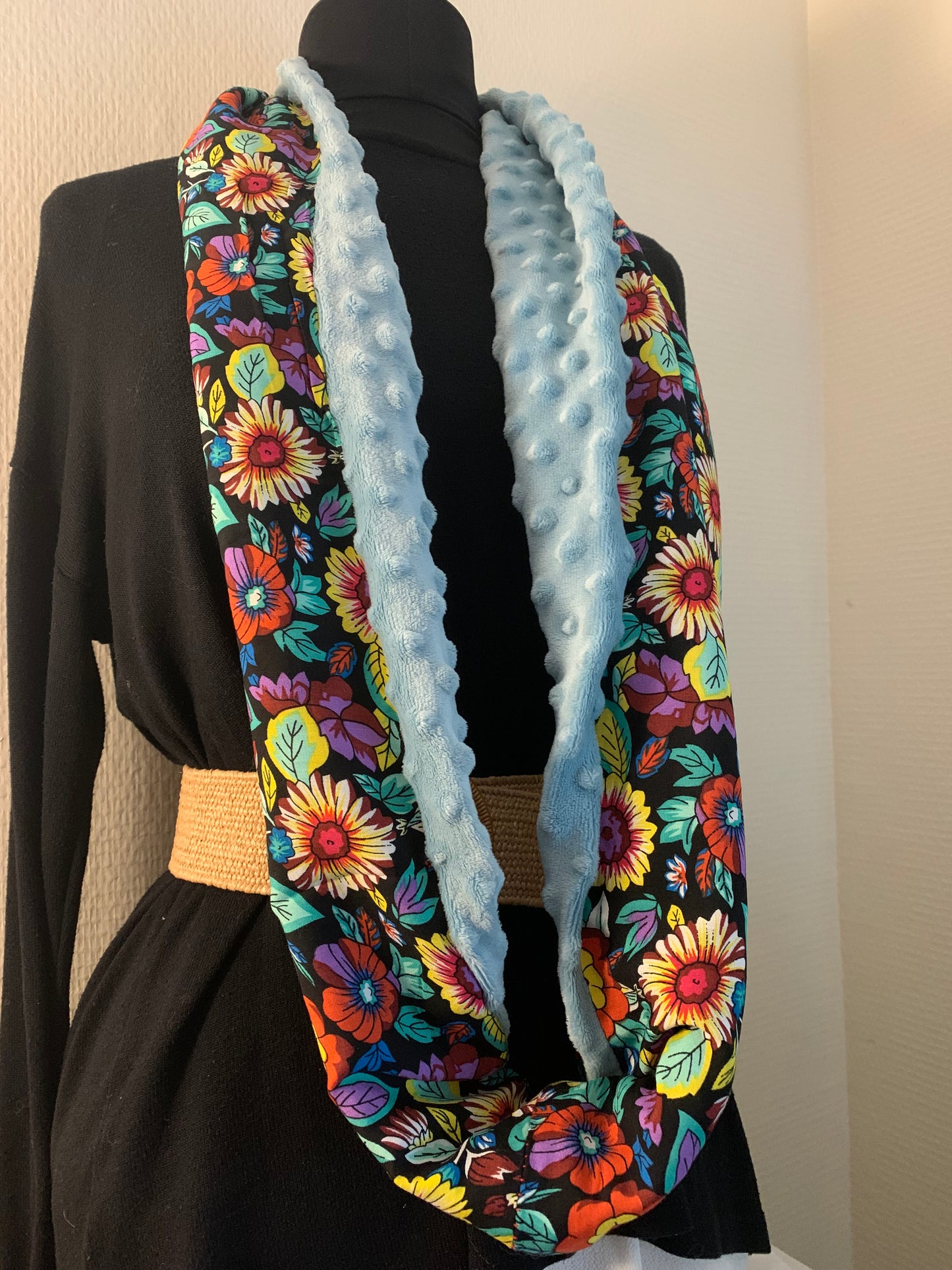 Meeky fleuri Double snood