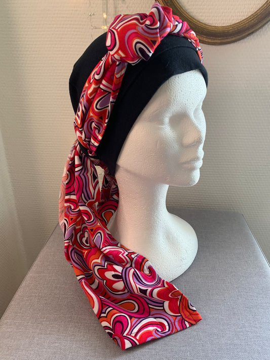 Sublimant 39.N  Ensemble bonnet de chimiothérapie/ Alopécie et son foulard