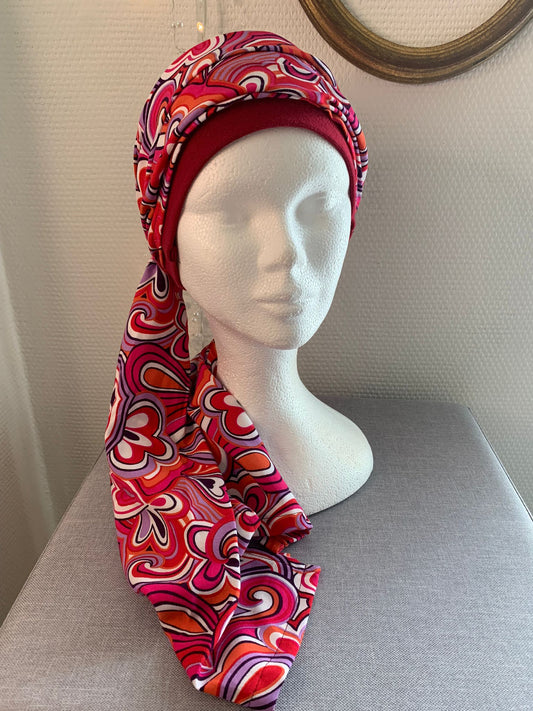 Sublimant 39.G  Ensemble bonnet de chimiothérapie/ Alopécie et son foulard