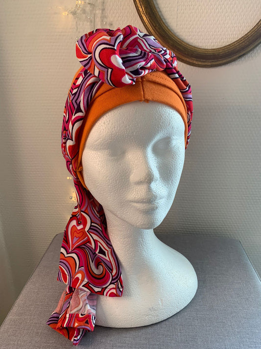 Sublimant 39.O Ensemble bonnet de chimiothérapie/ Alopécie et son foulard