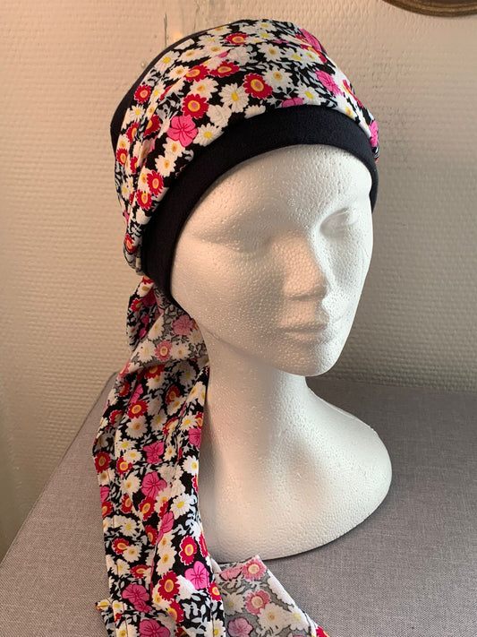 Sublimant 42.N Ensemble bonnet de chimiothérapie/ Alopécie et son foulard