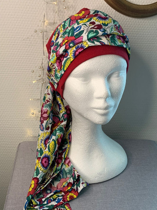 Sublimant 40.G Ensemble bonnet de chimiothérapie/Alopécie et son foulard