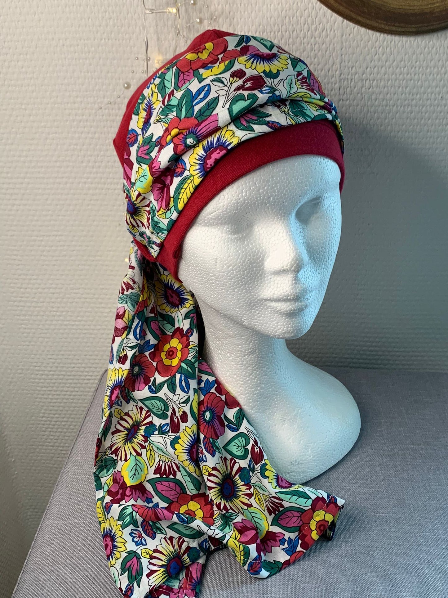 Sublimant 40.G Ensemble bonnet de chimiothérapie/Alopécie et son foulard