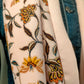 Radieuse Foulard  double tour de cou en viscose fleuri et uni