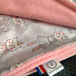 Chatons Couverture en polaire rose et coton imprimé chatons 80 x 50