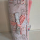 Chatons Couverture en polaire rose et coton imprimé chatons 80 x 50