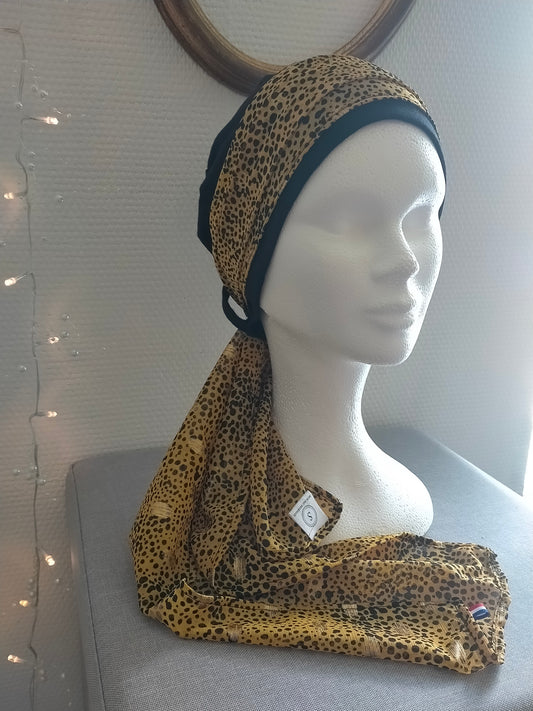 Sublimant 18 Ensemble bonnet de chimiothérapie/Alopécie et son foulard MODELE UNIQUE