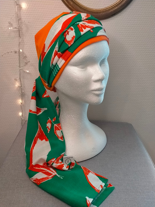 Sublimant 27 Ensemble bonnet de chimiothérapie/ Alopécie et son foulard