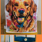 Connor le chien Sac en simili cuir jaune poussin