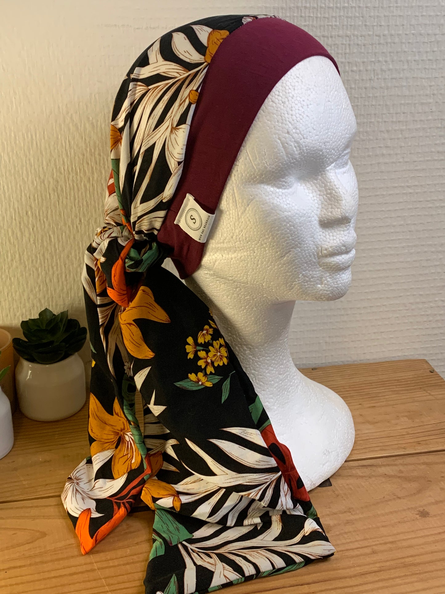 SUBLIMANT Bonnet de chimiothérapie foulard légèreté N10