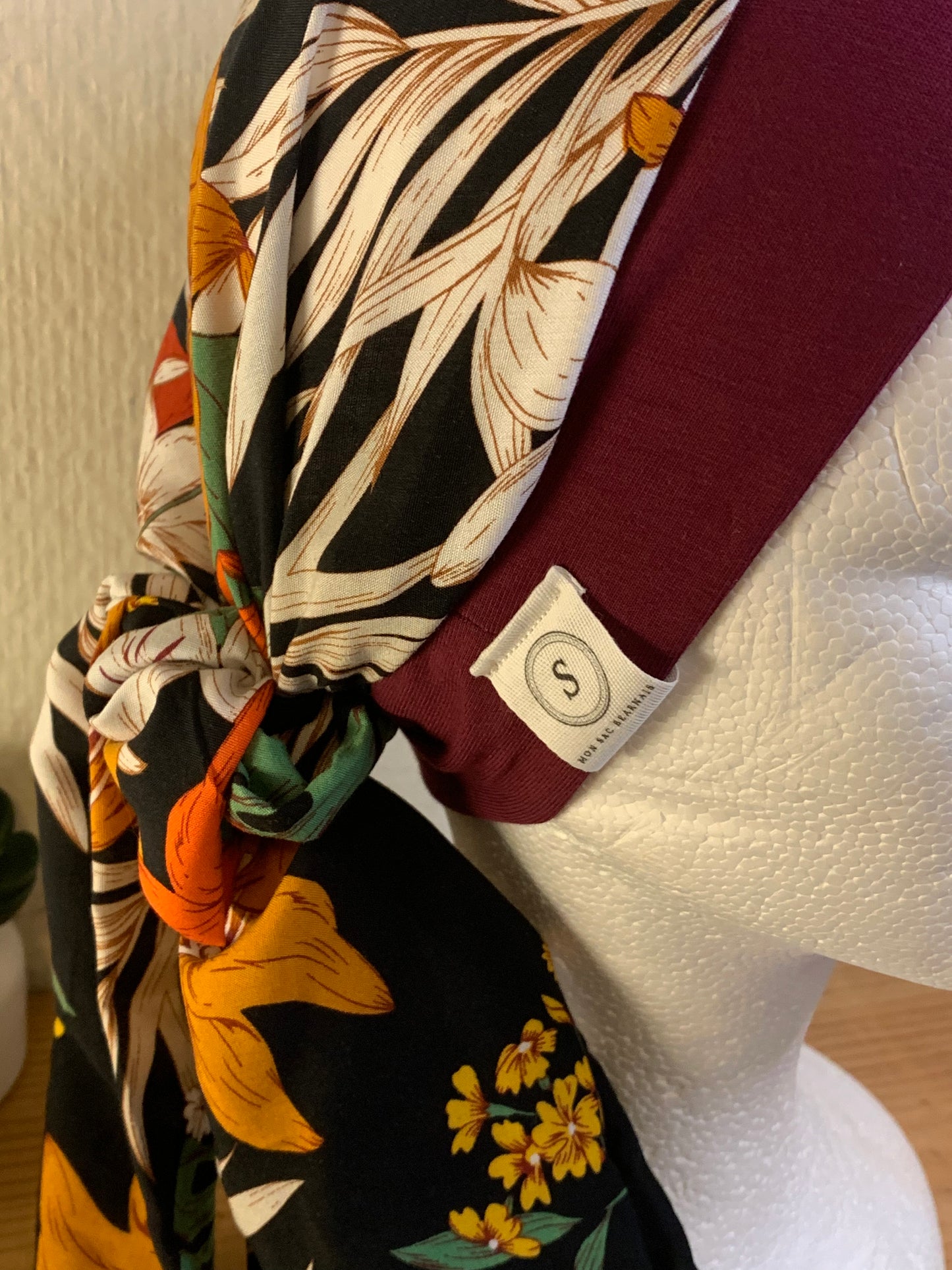 SUBLIMANT Bonnet de chimiothérapie foulard légèreté N10