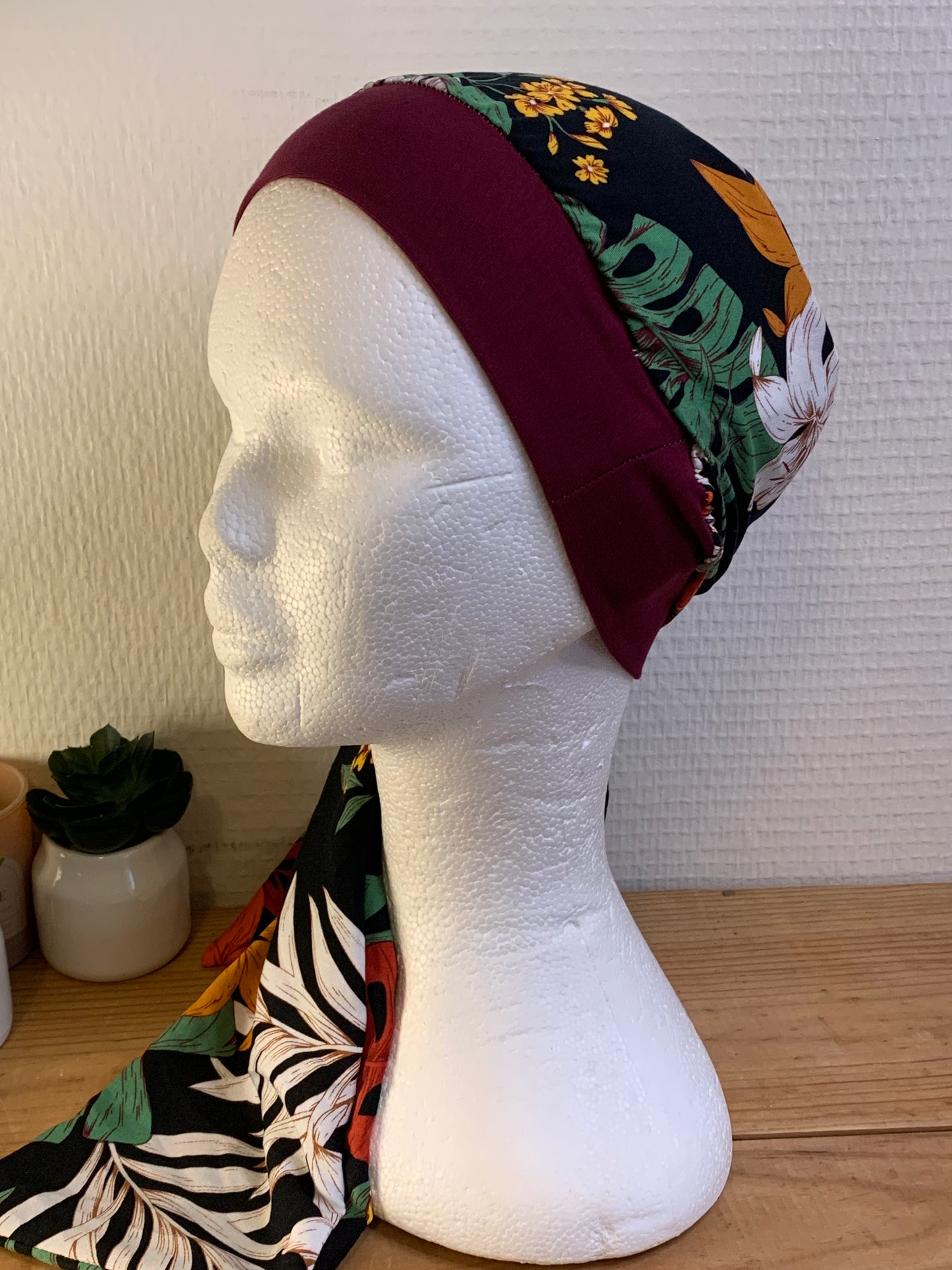 SUBLIMANT Bonnet de chimiothérapie foulard légèreté N10