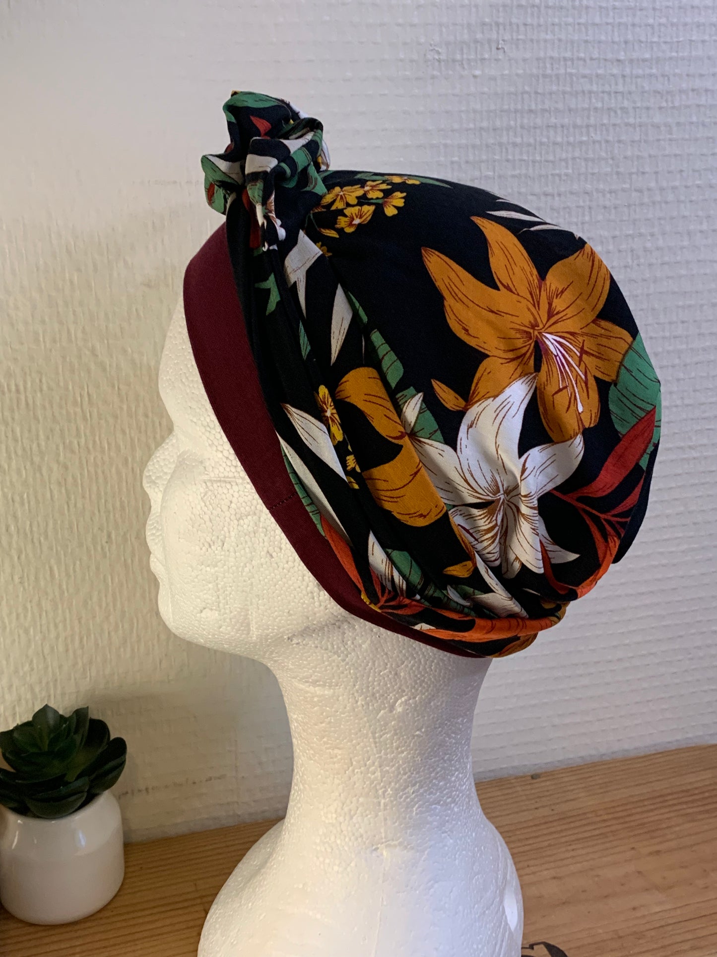SUBLIMANT Bonnet de chimiothérapie foulard légèreté N10