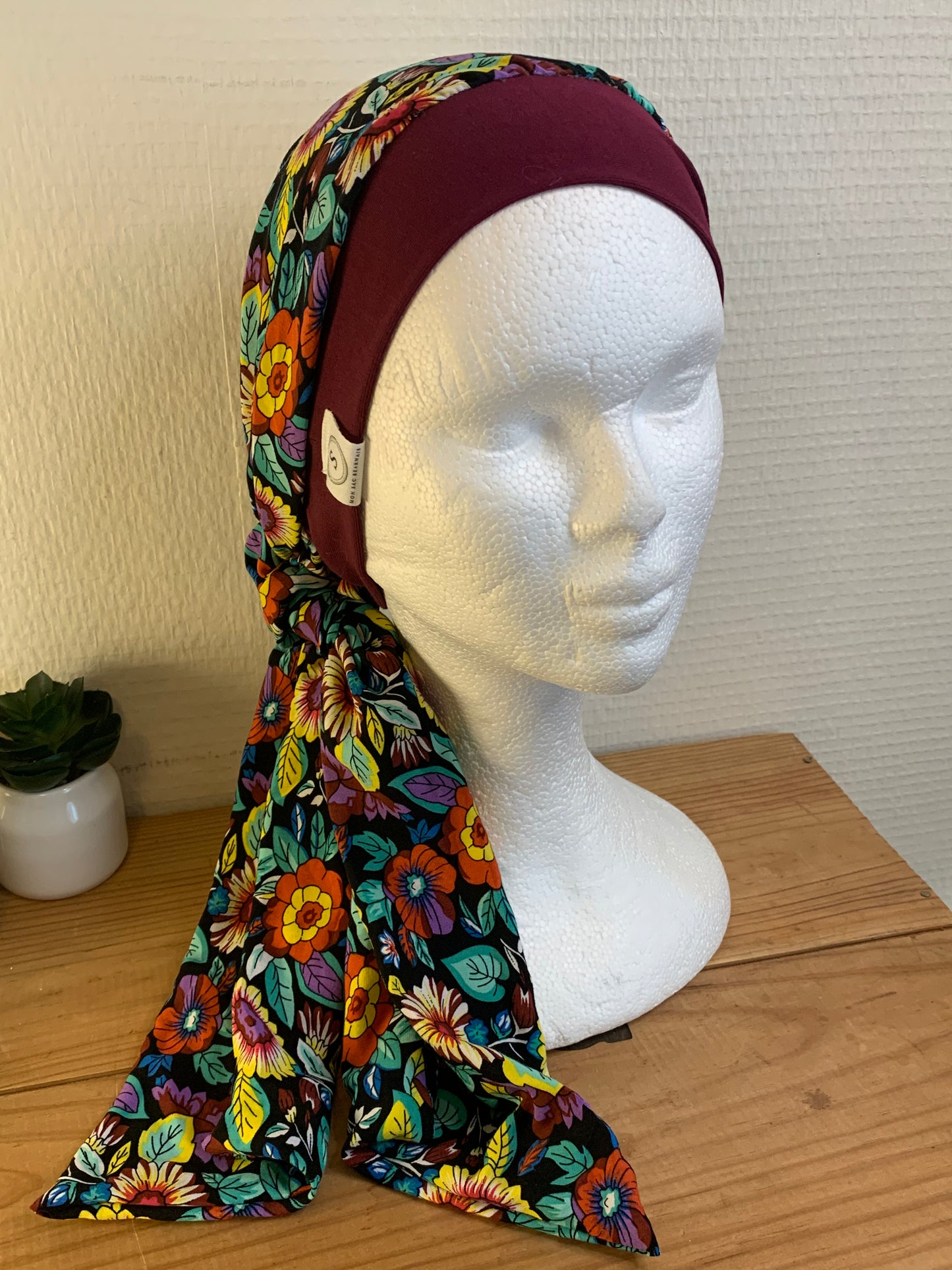 SUBLIMANT Bonnet de chimiothérapie foulard légèreté N6