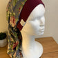 SUBLIMANT Grand bonnet de chimiothérapie foulard légèreté coton N24