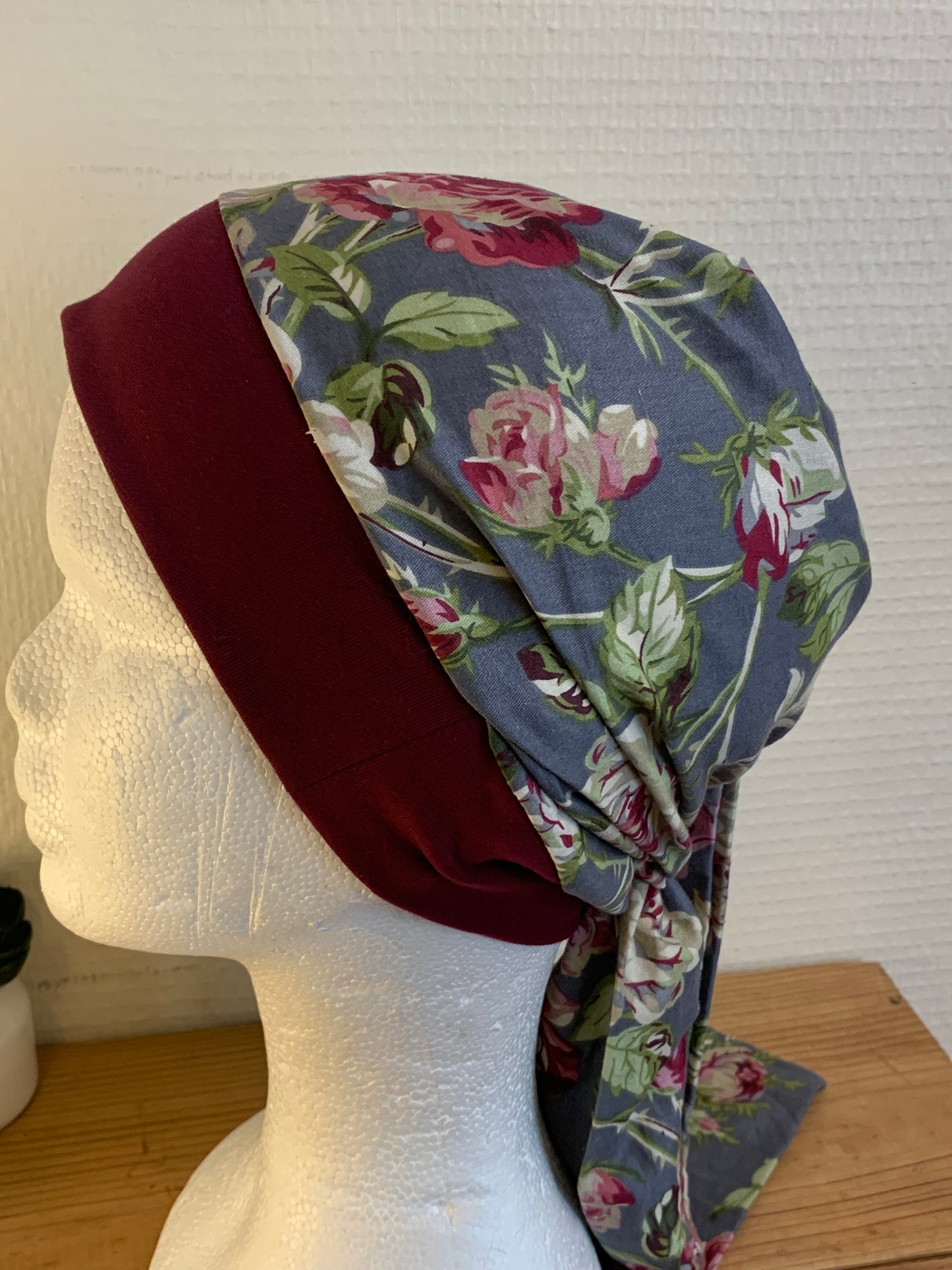 SUBLIMANT Grand bonnet de chimiothérapie foulard légèreté coton N24