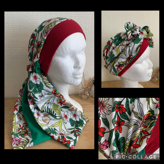 SUBLIMANT Bonnet de chimiothérapie foulard N14