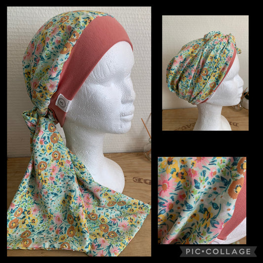 SUBLIMANT Bonnet de chimiothérapie foulard N16