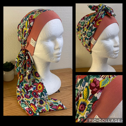 SUBLIMANT Bonnet de chimiothérapie foulard légèreté N5