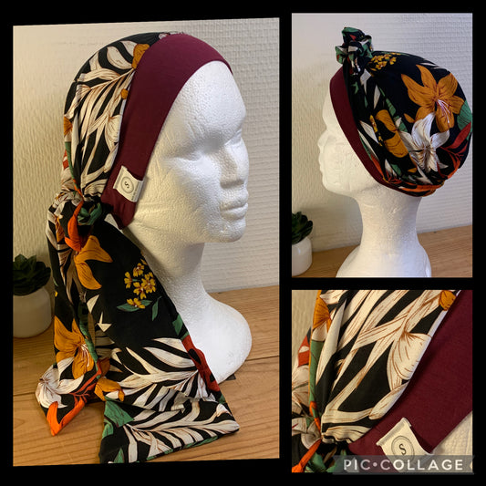 SUBLIMANT Bonnet de chimiothérapie foulard légèreté N10