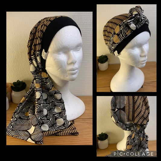 SUBLIMANT Bonnet de chimiothérapie foulard légèreté N8